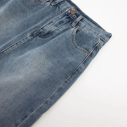 Metro Edge Denim Skirt